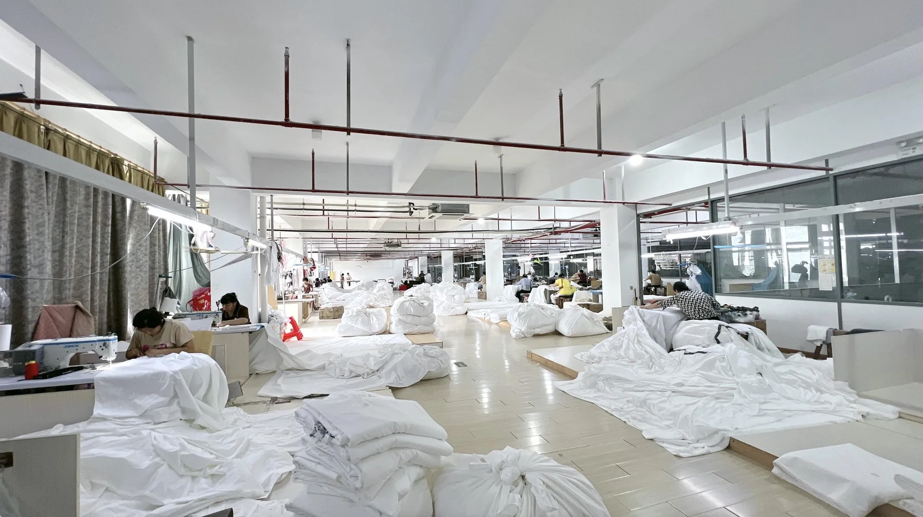 FNH textile production in progress