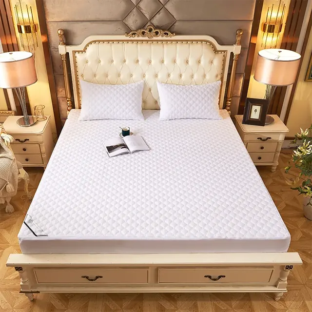 New Arrival Twin Size White Stitch All Inclusive Mattress Protector by FNH