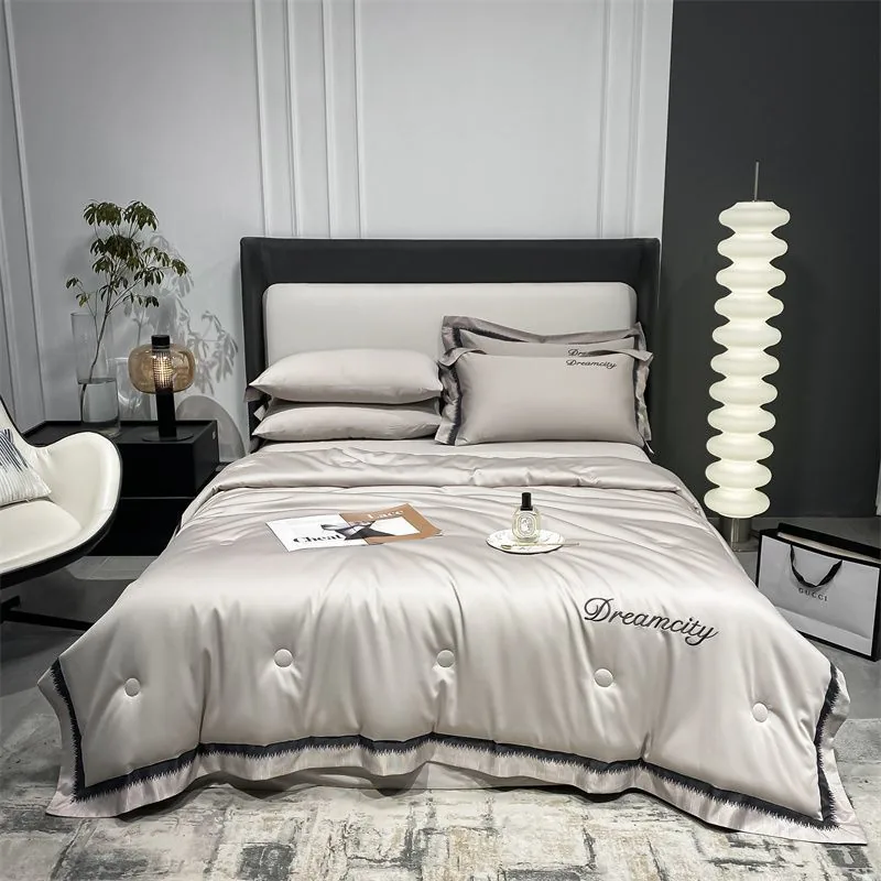 White Bed Cover Sheets Flat Bedding Set by FNH