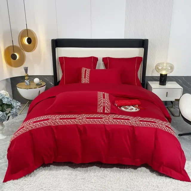 Luxury 5-Star Motel Bedding Set — Embroidered by FNH