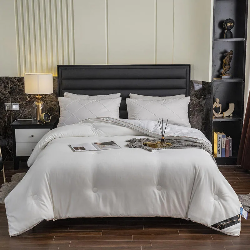 Warm Fluffy Hypoallergenic For All Season Alternative Quilted Hotel Duvet by FNH