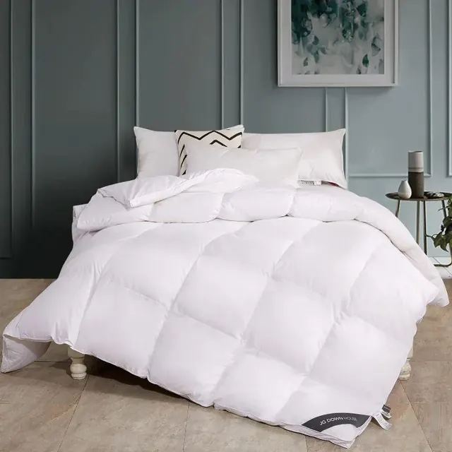 Specialty Store White Single Size Goose Down And Duck Down Filling Duvet by FNH