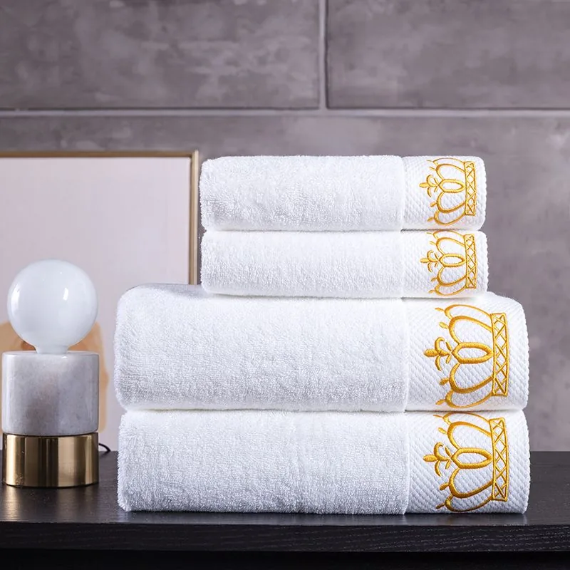 Embroidery Facial Spa Hotel Towels by FNH