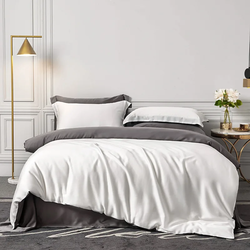 Metropolitan A B Style Sheet Fiber Quilts Bamboo Super King Bedding Set by FNH