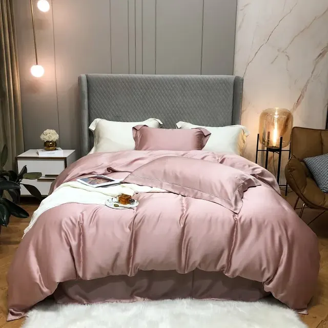 Tencel Woven Sheet Cotton Linen Duvet Cover by FNH