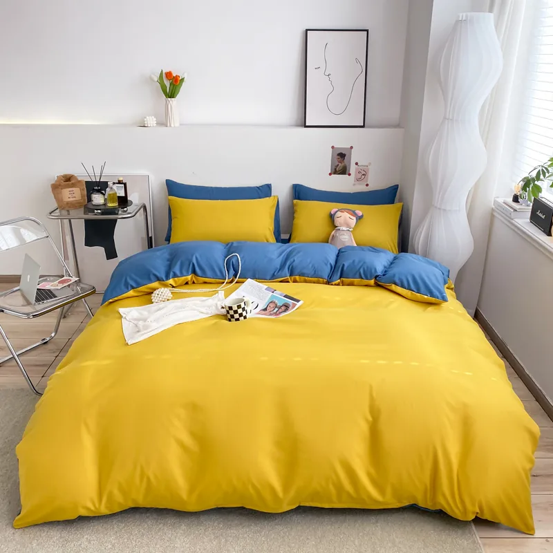 Solid Color 100% Polyester Bed Comforter by FNH