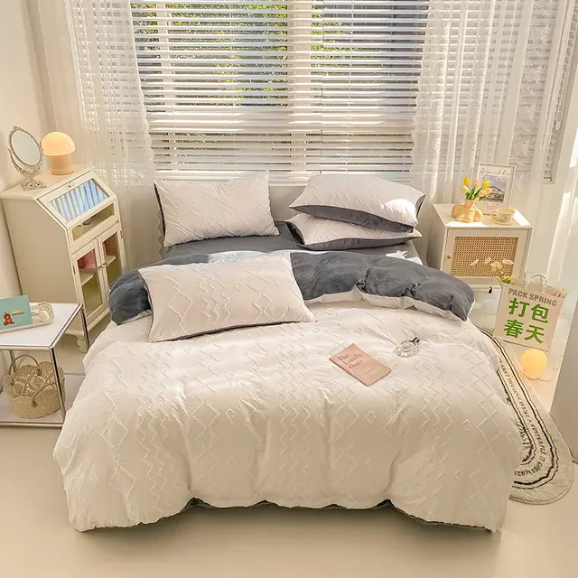 Tufted Duvet Cover by FNH