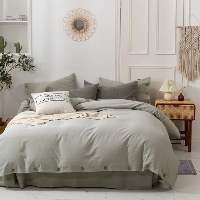 Linen Bed Sheets by FNH