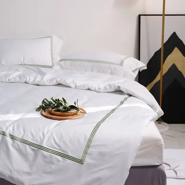 Embroidered Set Hotel Comforter by FNH