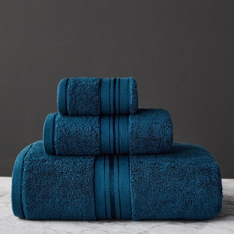 Malachite Green 100% Cotton For Hospitality Towel Bath Linen by FNH