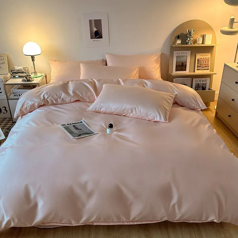 Luxury Linen Cotton Duvet Cover — Sateen — Plain by FNH