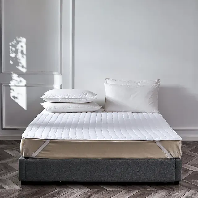 Original King Size White Stitch Bandage Mattress Protector by FNH